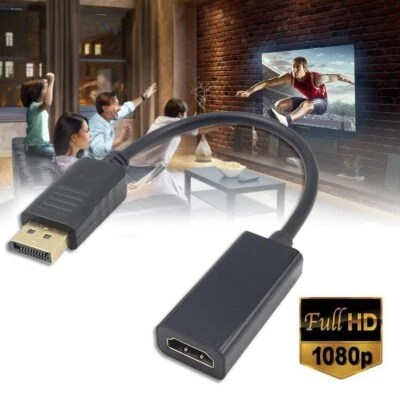 1080P DP Display Port Male to HDMI-compatible Female Converter Adapter Cable Cor - Image 1 of 4
