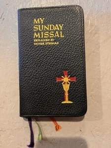 My Sunday Missal Father Stedman 1957 Larger Type Edition With Latin - Picture 1 of 5