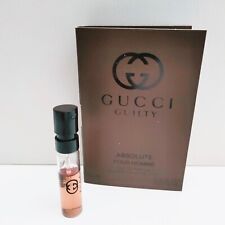 Gucci Guilty Absolute Pour Homme Eau De Parfum mini Spray Cologne, 1.5ml, New!!