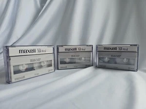 Maxell Hi8 120 XR-Metal Lot of 3, Out of packaging but unused - Picture 1 of 2