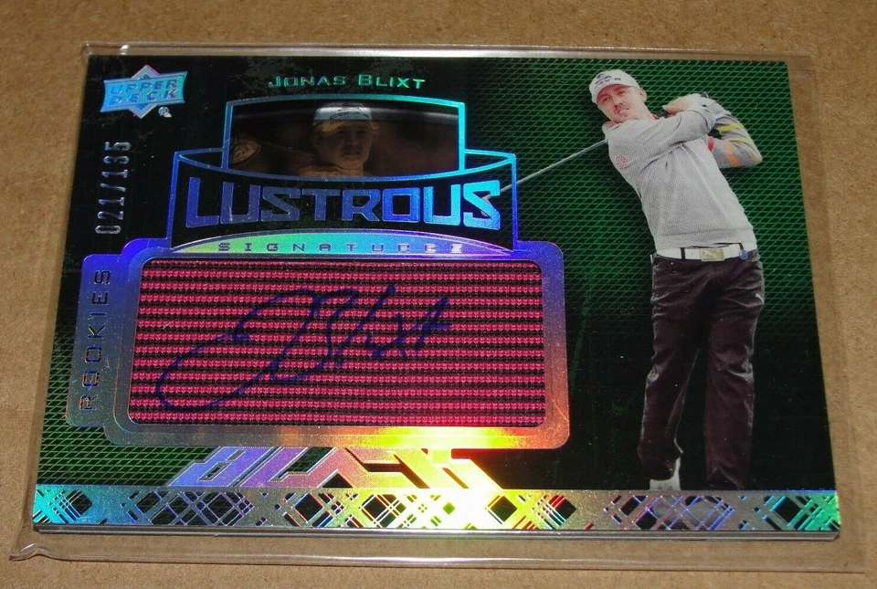 2014 Exquisite Golf JONAS BLIXT #65 Autograph Shirt RC/135 PGA Golf - Florida St - Image 1 of 2