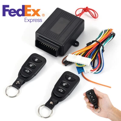 Sistema de alarma de seguridad universal con cerradura de puerta de control remoto de entrada sin llave para automóvil de EE. UU. Foto 1 de 4