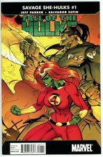 Savage She Hulks #1 (2010) - 7.5 VF- *J Scott Campbell Cover*