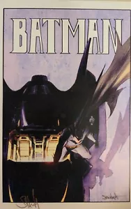 2021 ECCC SEAN GORDON MURPHY BATMAN ART PRINT SIGNED POSTER BATMOBILE DC COMICS - Picture 1 of 1