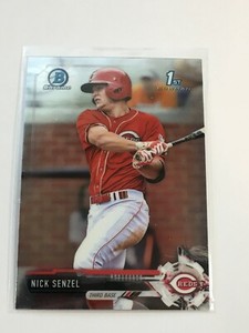 F60531 2017 Bowman Chrome Prospects #BCP1 Nick Senzel REDS