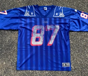 Vintage Starter New England Patriots Football Jersey Ben Coates NFL Size 2XL - Picture 1 of 11