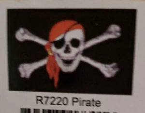 XX R 7220 Bandera Pirata Por 3" X 5" Multicolor - Imagen 1 de 1