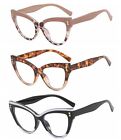 Women's Rivet Cat Eye Eyewear Resin Lens Reading Glass +1.0~+4.0 4.5 5.0 5.5 +6