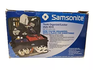 Samsonite Collapsible Black Trunk Organizer Locker Bag 24”L X 14”W X 10”H - Picture 1 of 6