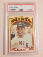 1972 O-Pee-Chee #49 Willie Mays PSA 5 EX HOF OPC Rare Vintage SF Giants Canada 