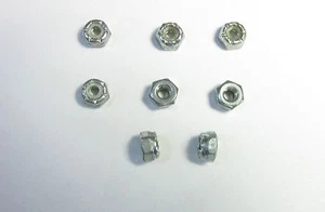 5-40 Inserto de nailon Hexagonal Locknut Chapado en Zinc QTY (8) - Imagen 1 de 1
