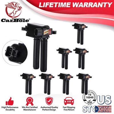 Pacote com 8 bobinas de ignição para Dodge Durango carregador Jeep Ram Chrysler 5.7L V8 UF504 - Imagem 1 de 4