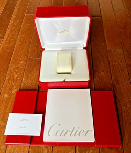 Authentic Cartier Empty Watch Box with Manual Good Condition #W32 - Picture 1 of 10