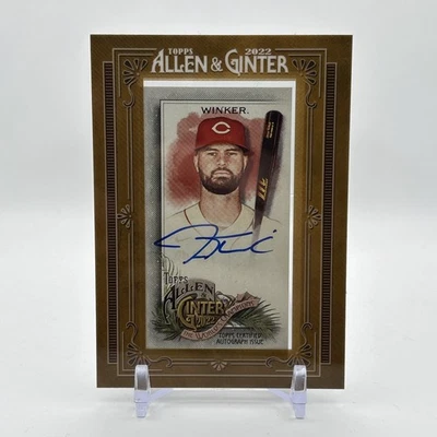 2022 Topps Allen & Ginter Framed Mini Auto Jesse Winker #MA-JW Auto - Image 1 of 2