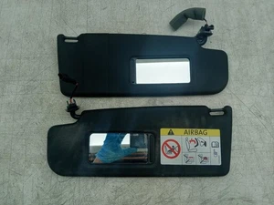 VOLKSWAGEN SCIROCCO SUN VISOR PAIR BLACK 1K8857551J 1K8857552G MK3 2008-2018 - Picture 1 of 14