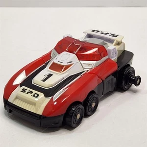 Power Rangers SPD Delta Squad Megazord Red Delta Runner Zord #1 Bandai COL-1127 - Picture 1 of 21