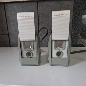 TWO FOR ONE! VINTAGE ANSCO ANSCOFLEX CAMERAS - Picture 1 of 5