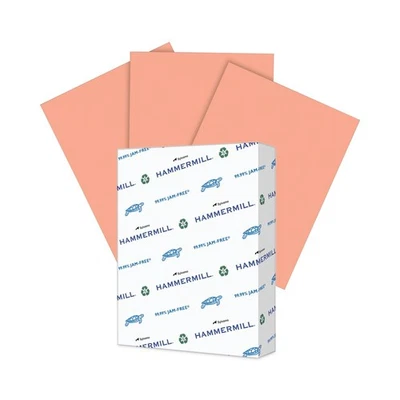 Hammermill 103119 Colors 20 lbs. 8.5" x 11" Print Paper - Salmon (500/RM) New - Image 1 of 4