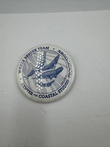 Button, Whale Rescue Team, Provincetown Pin Back - Picture 1 of 4