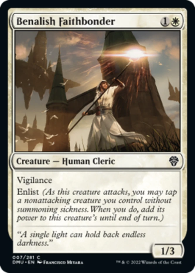 x1 Benalish Faithbonder - Dominaria United - NM - MTG - Image 1 of 1