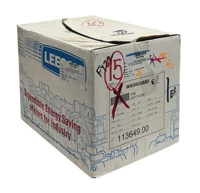 LEESON 113649.00 / C6T17VC5H WASHGUARD ELECTRIC MOTOR 1/4HP 208-230/460V NSMP - Image 1 of 4