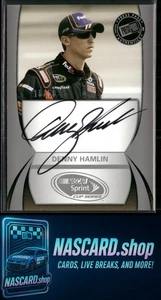 2011 Press Pass Denny Hamlin Autographs Silver #/50 - Picture 1 of 2