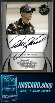 2011 Press Pass Denny Hamlin Autographs Silver #/50 - Image 1 of 2