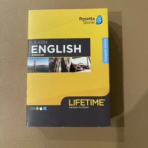 Rosetta Stone Lifetime English New-Factory Sealed - Picture 1 of 6