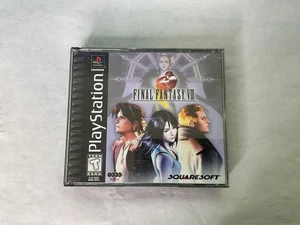 Final Fantasy VIII 8 Black Label PS1 PlayStation 1 + Reg Card - Completo CIB - Foto 1 di 5
