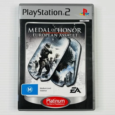 Medal Of Honor European Assault PS2 PlayStation 2 PAL Complete Manual Tracked - Image 1 of 4