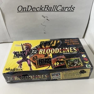 Caja de tarjetas coleccionables Bloodlines SkyBox DC 1993 36 paquetes por caja sellada de fábrica - Imagen 1 de 6