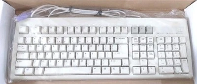 RARE VINTAGE BTC KEYBOARD MODEL: 5201 WINDOWS PS/2 FCC E5XKB5121WTH0110 RM0-KBRK - Image 1 of 4