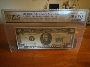$20 1969B Federal Reserve Note Atlanta Star Note - Picture 1 of 3