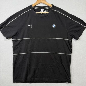 Puma BMW Motorsport Shirt Uomo 2XL Nero M Logo Racing Girocollo Maglietta Manica Corta - Foto 1 di 7