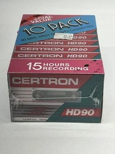 Certron confezione da 10 cassette audio ad alta densità 90 minuti HD 90 - Foto 1 di 6