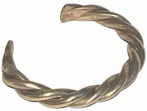 SILPALDA STERLING SILVER ARTISAN TWISTED THICK CUFF BRACELET 34 GRAMS - Picture 1 of 18