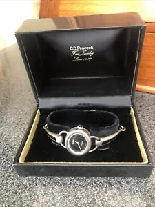 VTG Daychron Sterling Silver Ladies Bracelet Watch Mechanical Movement Germany - Picture 1 of 22