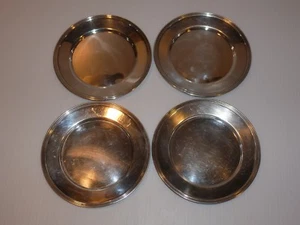 FB Rogers Silver Co. Set 4 silberfarbene Metallplatten - Bild 1 von 6