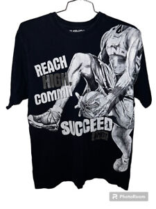 Vintage Y2K AND1 Basketball Trash Talk Big Print T-Shirt Medium And 1
