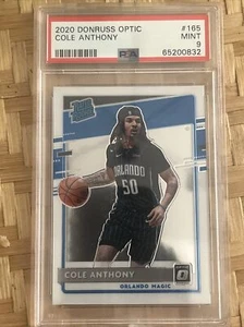 2020-21 Panini Donruss Optic #165 Cole Anthony Rated Rookie PSA 9 - Picture 1 of 2
