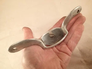 7"L Aluminum Wood Sculptor's Carver Spoke Shave Draw Knife Dble. Curved Sole - Picture 1 of 7