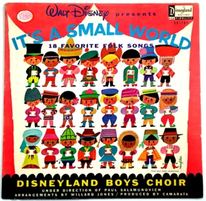 WALT DISNEY - It's a Small World - Vinyl LP Record 1967 1289 Disneyland DQ1289 - Picture 1 of 6