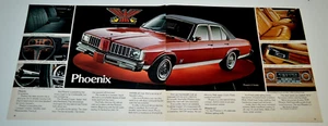 1978 Pontiac Phoenix LJ Original Dealer Advertisement Print Ad Vtg 78 - Imagen 1 de 1