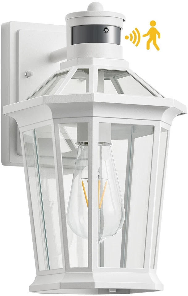 VIANIS Motion Sensor Outdoor Wall Lantern, Dusk to Dawn Exterior Wall Sconce - Image 1 of 1