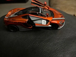 New Kinsmart 5" McLaren P1 Diecast Model Toy Car Pull Action 1:36 ORANGE - Picture 1 of 5