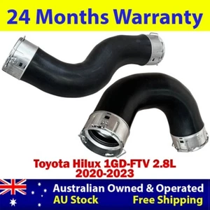 Hot&Cold Side Intercooler Hoses For Toyota Hilux 1GD-FTV 2.8L 2020-2023 - Picture 1 of 9