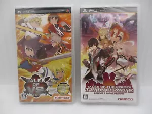 New PSP TALES OF VS. & TALES of THE HEROES TWIN BRAVE 2Games Japan import namco - Picture 1 of 14