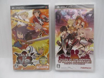 New PSP TALES OF VS. & TALES of THE HEROES TWIN BRAVE 2Games Japan import namco - Image 1 of 4