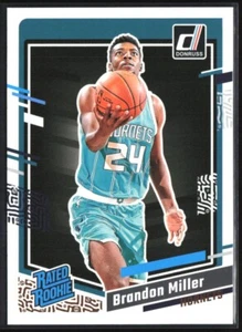 2023 - 2024 Donruss Brandon Miller Rated Rookie RC No. 226 Charlotte Hornets - Picture 1 of 2