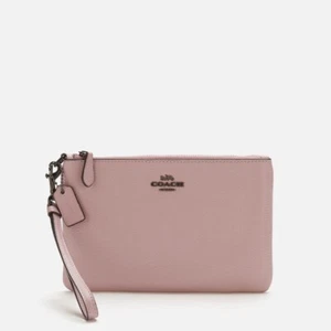 New Coach Double Zip Wallet F87587 Wristlet - Picture 1 of 6